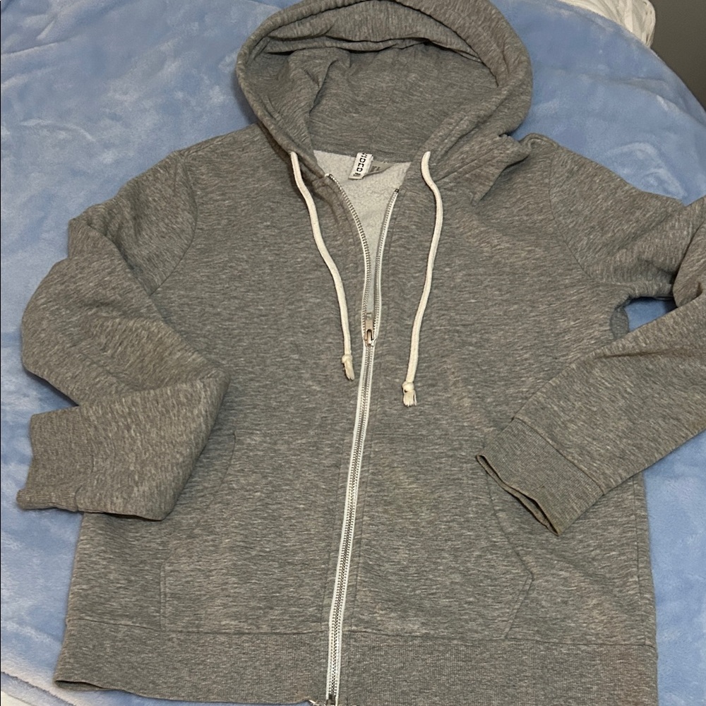 Divided Gray Hoodie Jacket